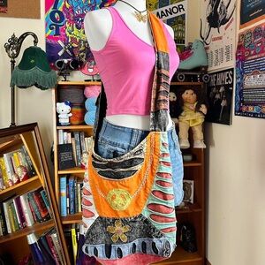 Multicolor Bohemian Shoulder Bag